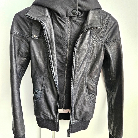 Soia & Kyo leather jacket, Black, Size XXS - Picture 8 of 10